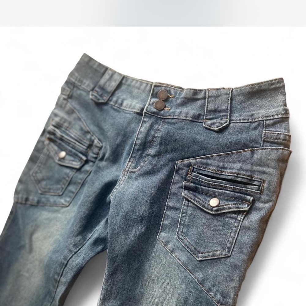 Simple Society Low-rise Denim Flare Jeans Woman’s Size 9/29 - Picture 3 of 8